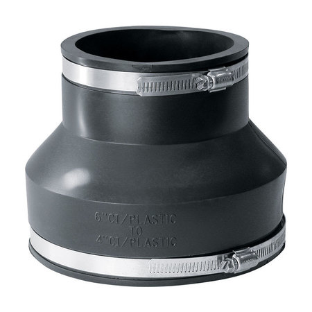 Fernco FLEX PVC COUPLING 6""X4"" P1056-64